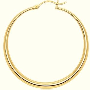 18K filled Gold hoop Earings